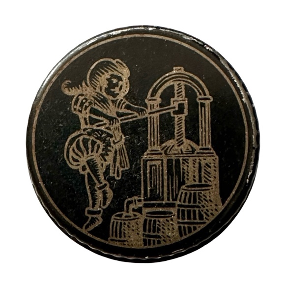 LONDON WINERY Ltd Vintage 1996 Boat in Glass Wicker Basket Wine Bottle w/ Handle - Picture 8 of 8